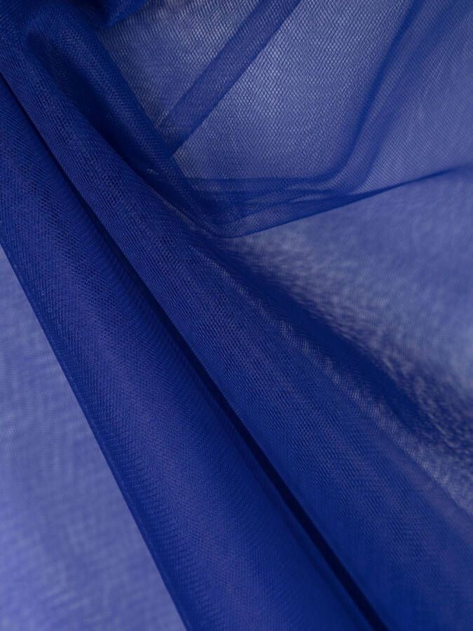 Philosophy Di Lorenzo Serafini Semi-doorzichtige sjaal Blauw