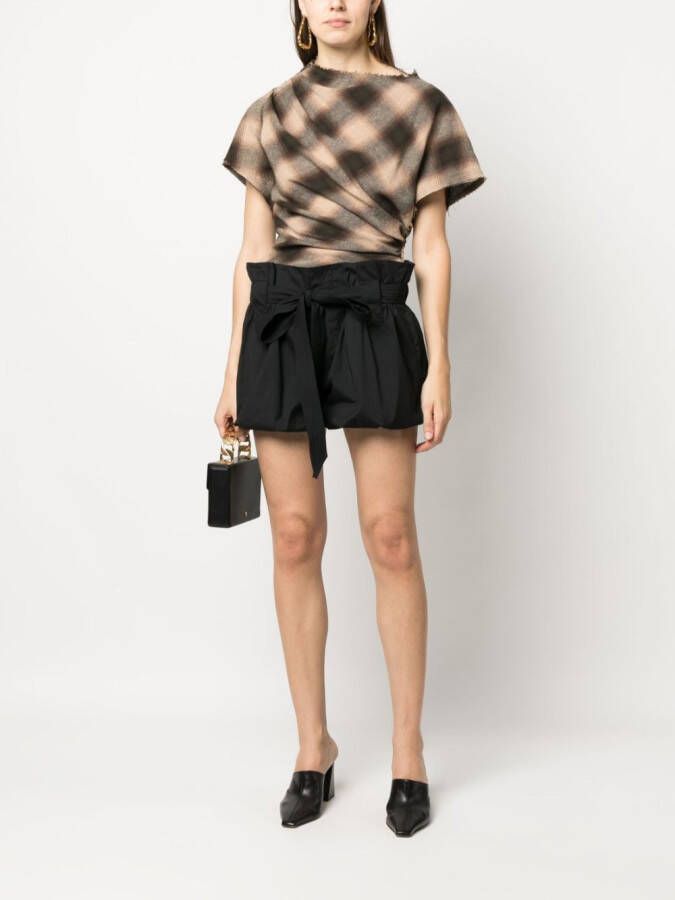 Philosophy Di Lorenzo Serafini Shorts met ceintuur Zwart
