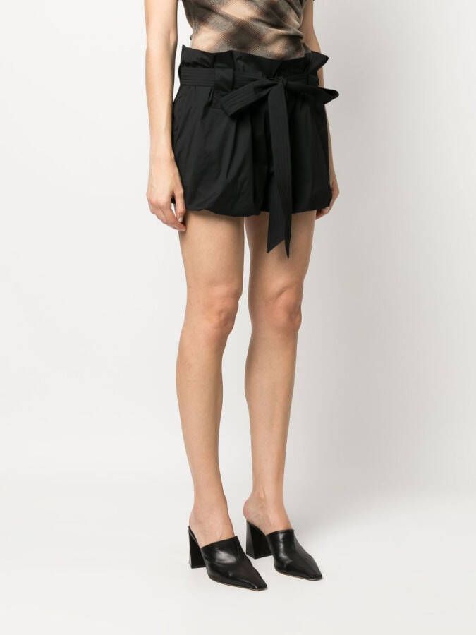 Philosophy Di Lorenzo Serafini Shorts met ceintuur Zwart