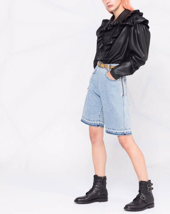 Philosophy Di Lorenzo Serafini Shorts met wijde pijpen Blauw