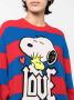 Philosophy Di Lorenzo Serafini Intarsia trui Blauw - Thumbnail 5