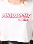 Philosophy Di Lorenzo Serafini T-shirt met logoprint Wit - Thumbnail 5
