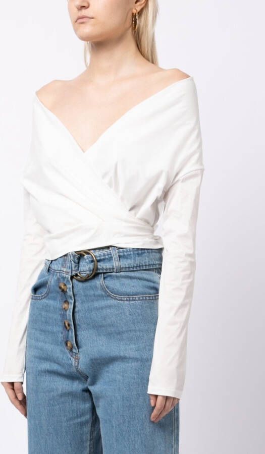 Philosophy Di Lorenzo Serafini Top met open schouders Wit