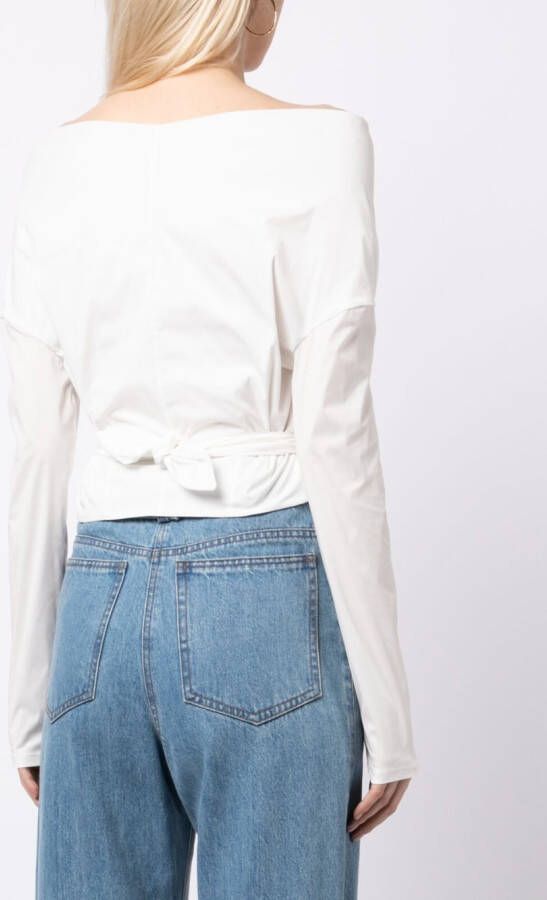 Philosophy Di Lorenzo Serafini Top met open schouders Wit