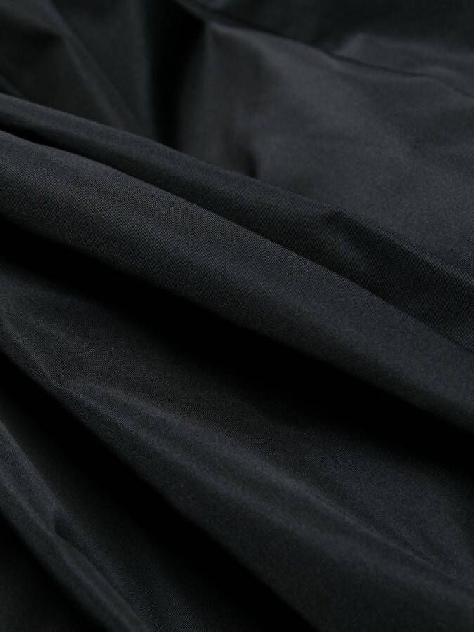 Philosophy Di Lorenzo Serafini Midi-jurk met V-hals Zwart