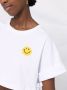 Philosophy Di Lorenzo Serafini x Smiley Company cropped T-shirt Wit - Thumbnail 5