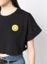 Philosophy Di Lorenzo Serafini x Smiley Company cropped T-shirt Zwart - Thumbnail 5