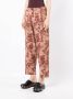Pierre-Louis Mascia Broek met bloemenprint Bruin - Thumbnail 3