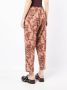 Pierre-Louis Mascia Broek met bloemenprint Bruin - Thumbnail 4