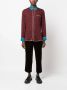 Pierre-Louis Mascia Zijden shirt met jacquard Rood - Thumbnail 2