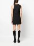 PINKO Asymmetrische mini-jurk Zwart - Thumbnail 4