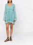 PINKO Babydoll jurk met kant Groen - Thumbnail 2