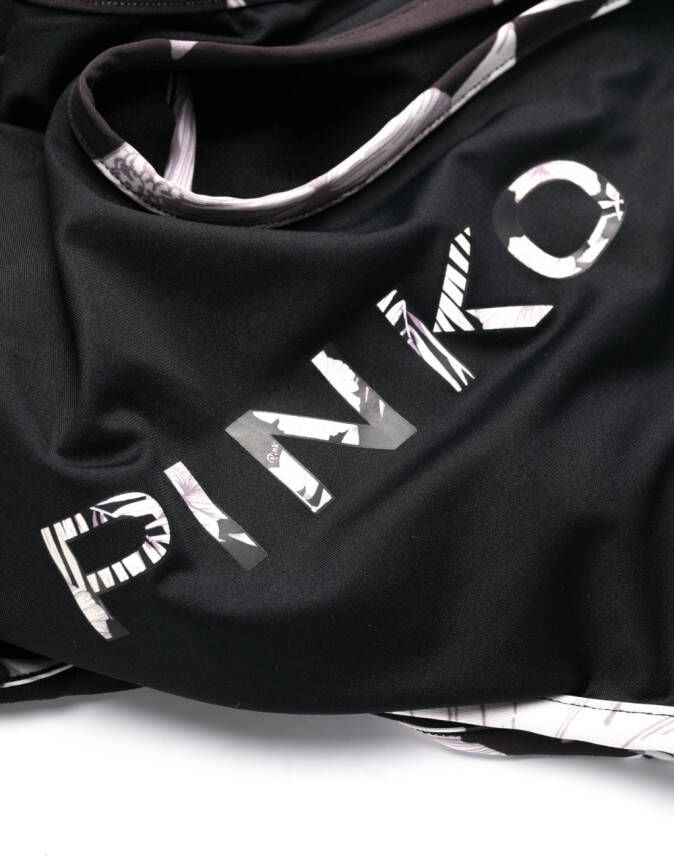 PINKO Badpak met logoprint Zwart