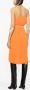 PINKO Strapless midi-jurk Oranje - Thumbnail 4