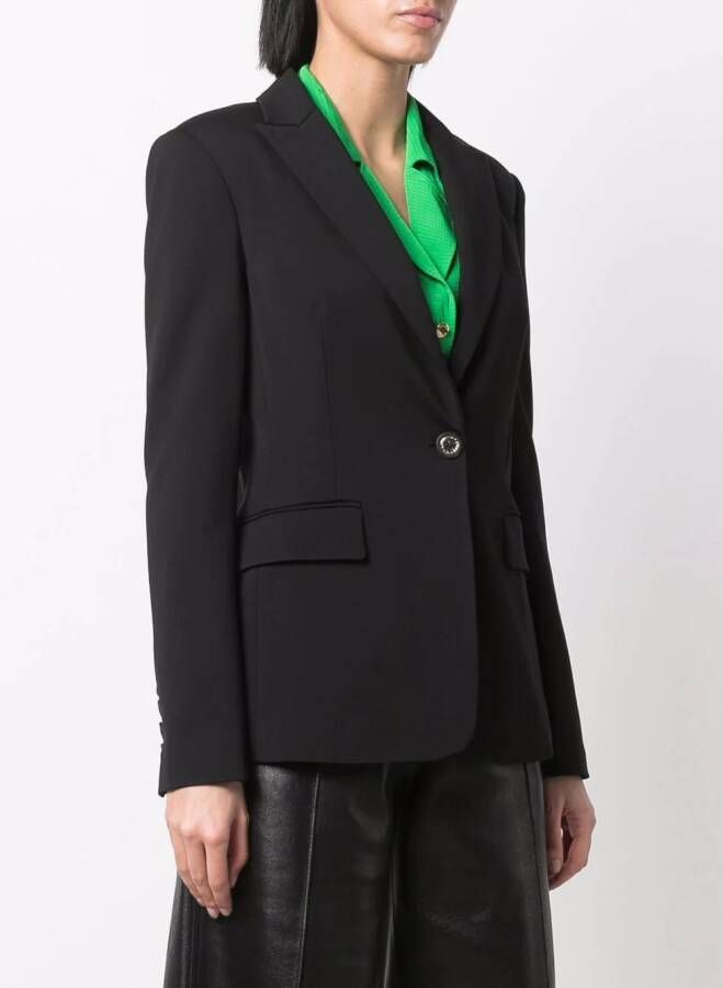 PINKO Blazer met enkele rij knopen Zwart