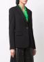 PINKO Blazer met enkele rij knopen Zwart - Thumbnail 3