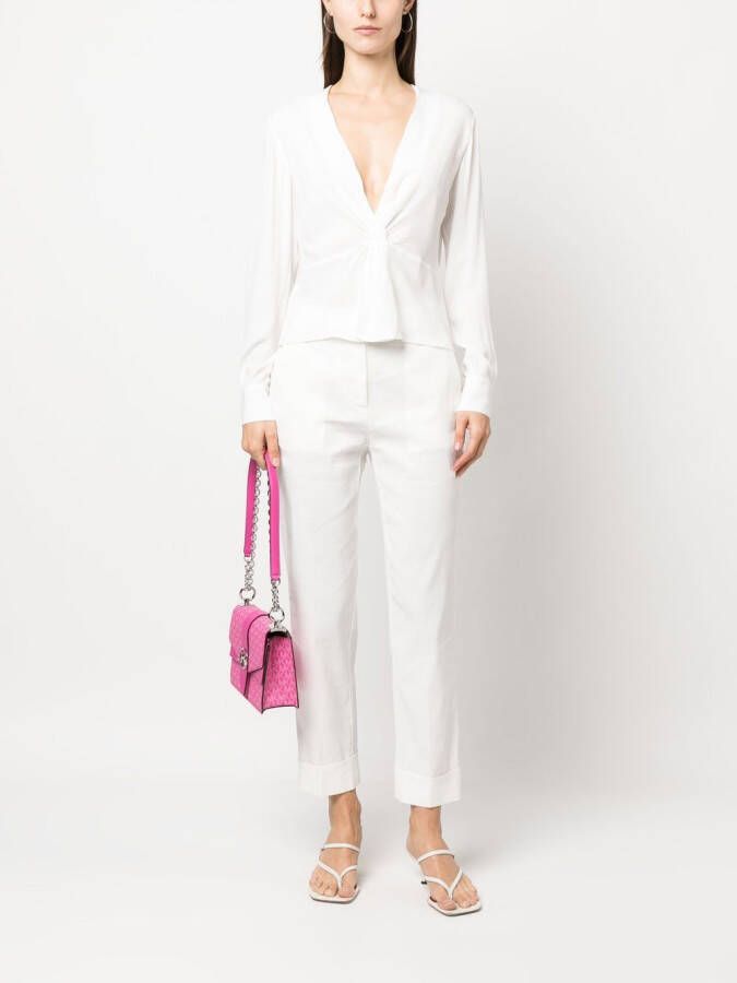 PINKO Blouse met V-hals Wit