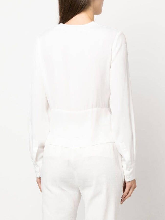 PINKO Blouse met V-hals Wit