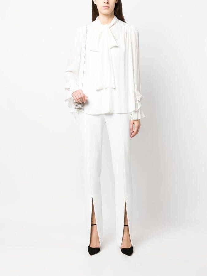 PINKO Gedrapeerde blouse Wit