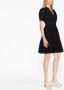 PINKO Broderie anglaise jurk Zwart - Thumbnail 4