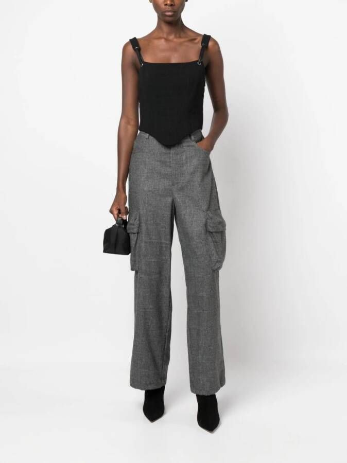 PINKO Cargo broek Zwart