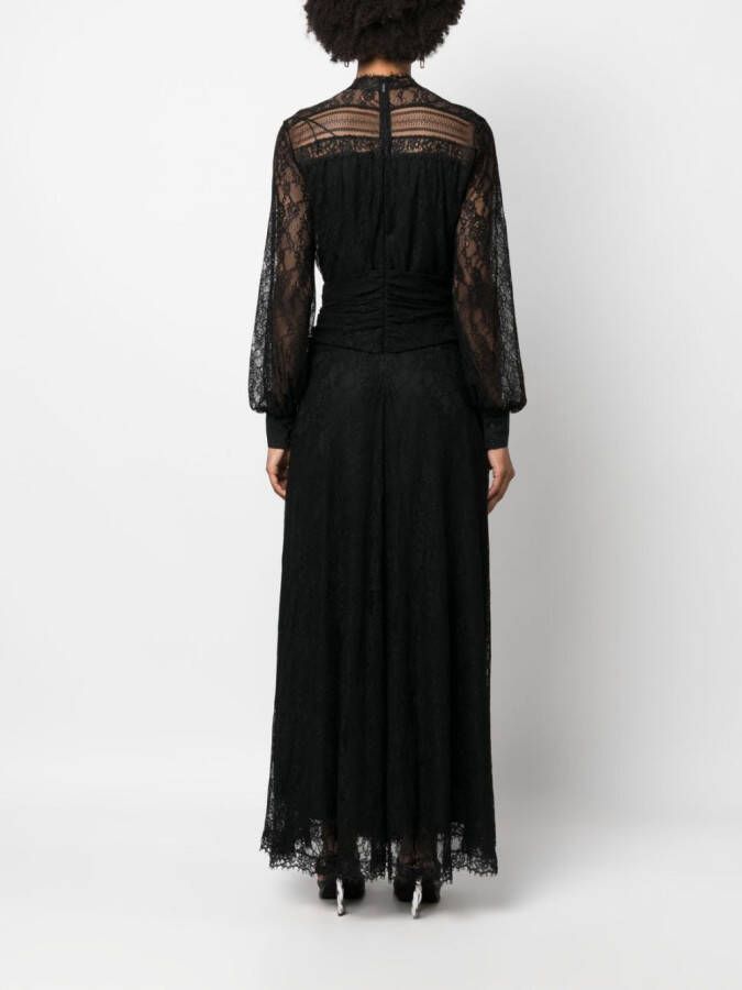 PINKO Maxi-jurk met V-hals Zwart