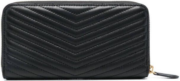 PINKO Portemonnee met chevron streep Zwart