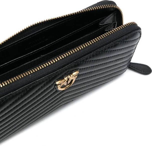 PINKO Portemonnee met chevron streep Zwart
