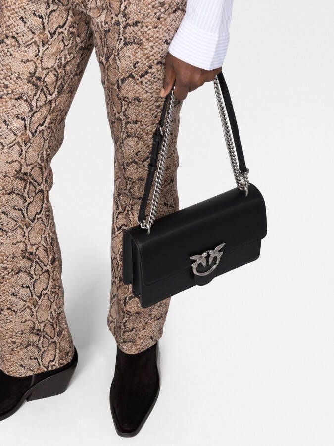 PINKO Classic Love Icon crossbodytas Zwart