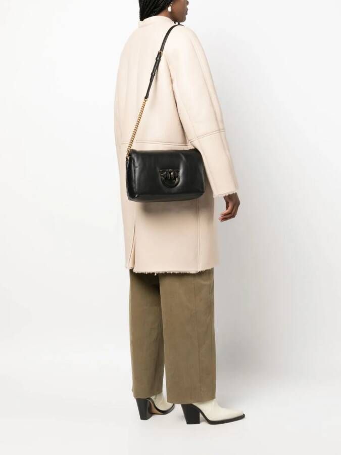 PINKO Classic Love schoudertas Zwart