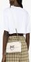 PINKO Love Click kleine crossbodytas Beige - Thumbnail 3