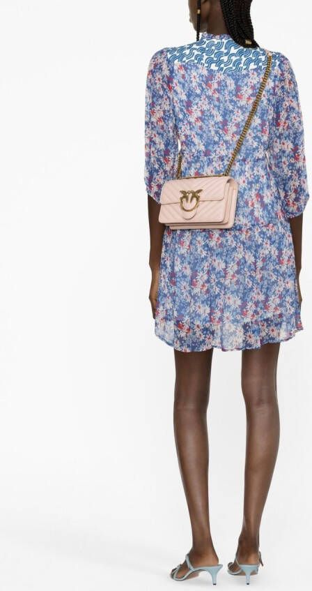 PINKO Crossbodytas met trekkoord Roze