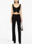 PINKO flared stretch-jersey trousers Zwart - Thumbnail 2