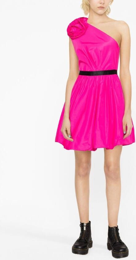 PINKO Asymmetrische mini-jurk Roze