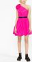 PINKO Asymmetrische mini-jurk Roze - Thumbnail 2