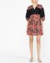 PINKO Mini-jurk met bloemenprint Zwart - Thumbnail 2