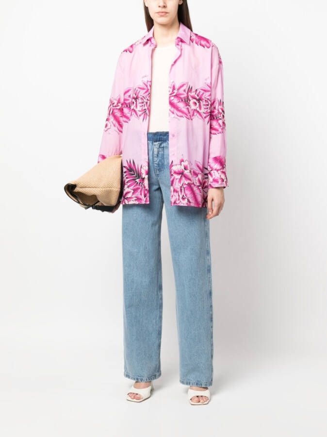 PINKO Blouse met bloemenprint Roze