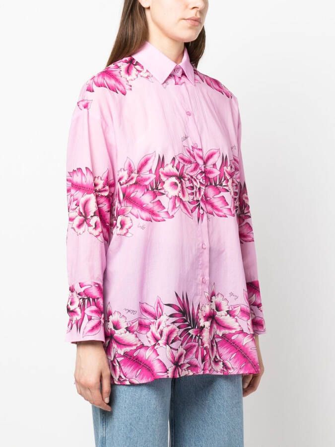 PINKO Blouse met bloemenprint Roze