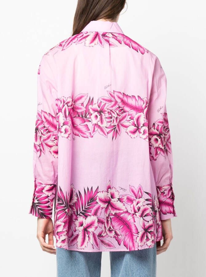 PINKO Blouse met bloemenprint Roze
