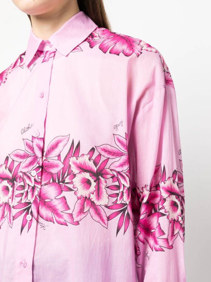 PINKO Blouse met bloemenprint Roze