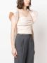 PINKO Gesmockte blouse Roze - Thumbnail 3