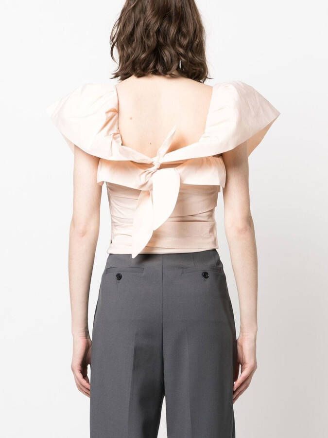 PINKO Gesmockte blouse Roze