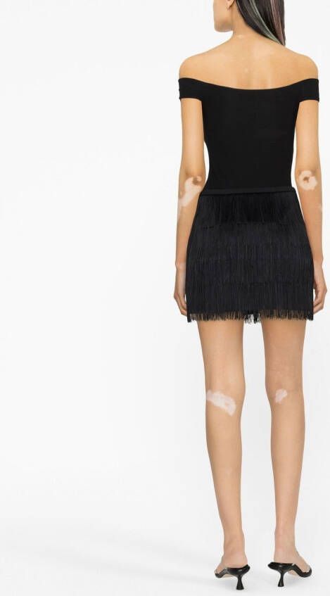 PINKO High waist mini-rok Zwart