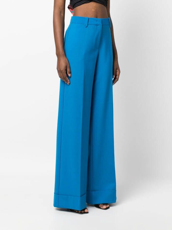 PINKO Broek met wijde pijpen Blauw