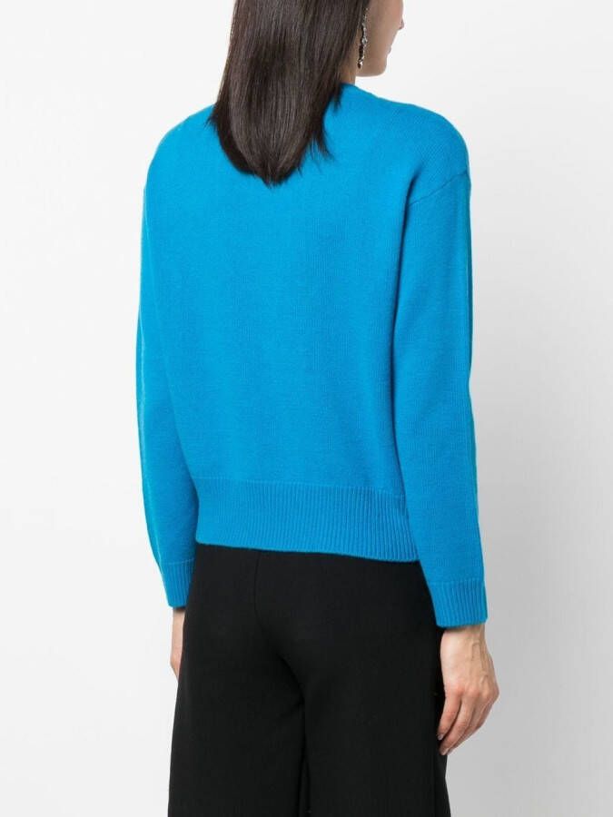 PINKO Intarsia trui Blauw