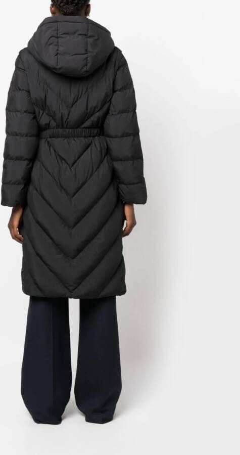 PINKO Jas met capuchon Zwart