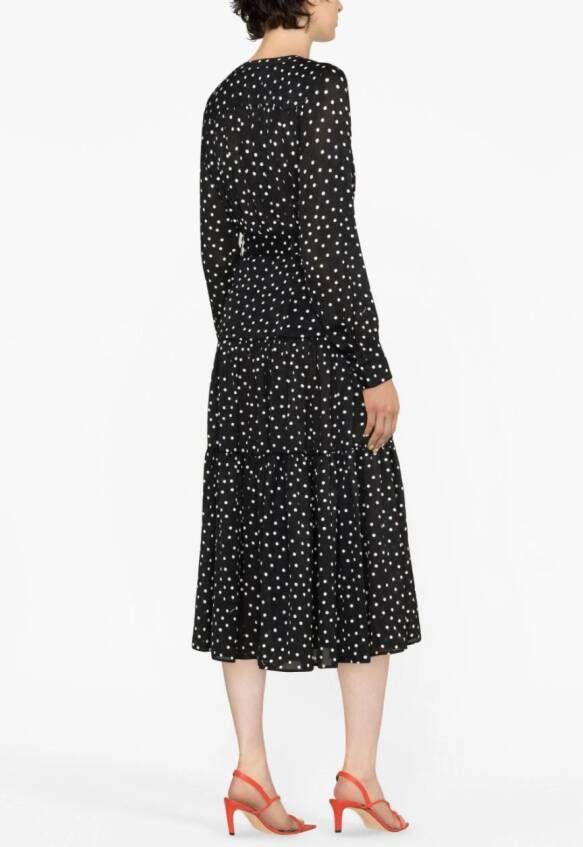 PINKO Jurk met stippen Zwart