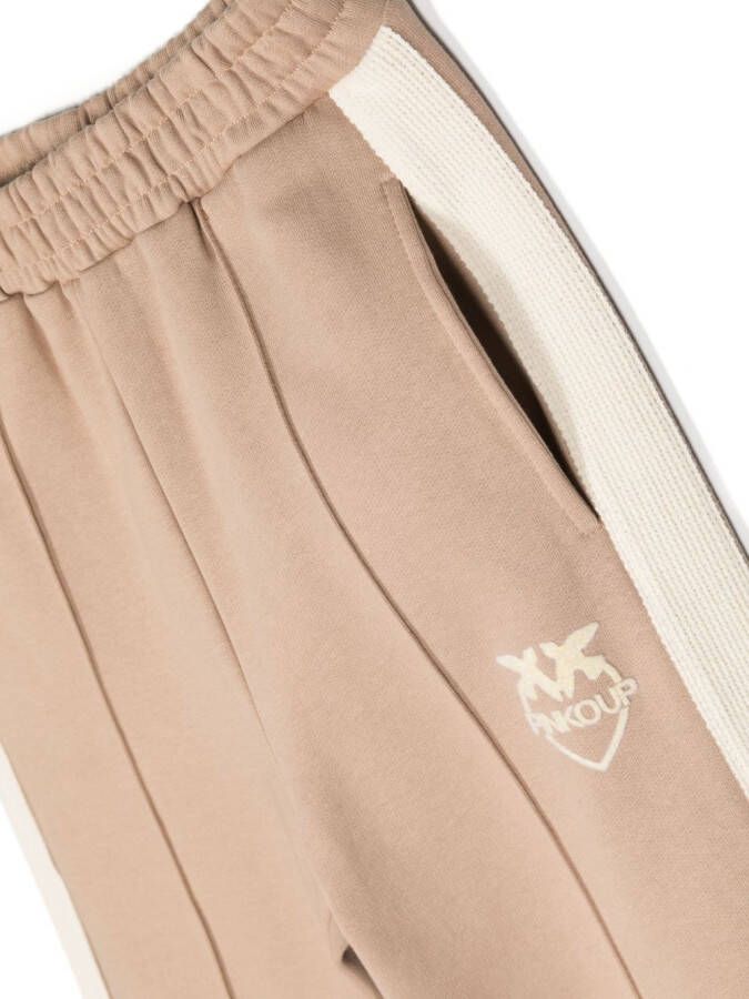 Pinko Kids Broek met logoprint Bruin