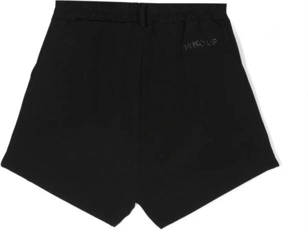Pinko Kids Shorts met glitters Zwart