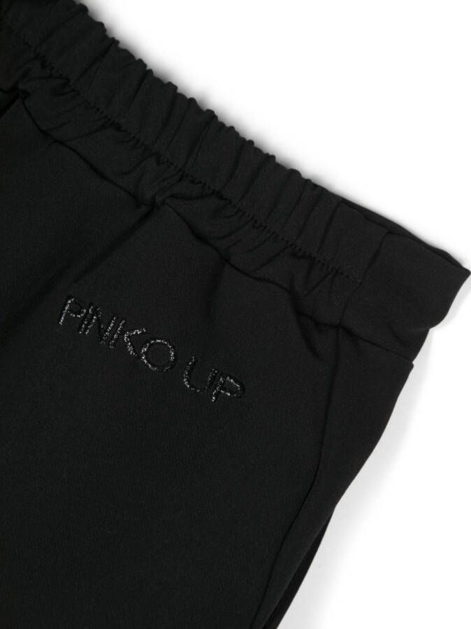 Pinko Kids Shorts met glitters Zwart